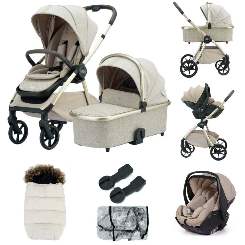 Amana Sereno 3 in 1 Travel System - Stone Beige