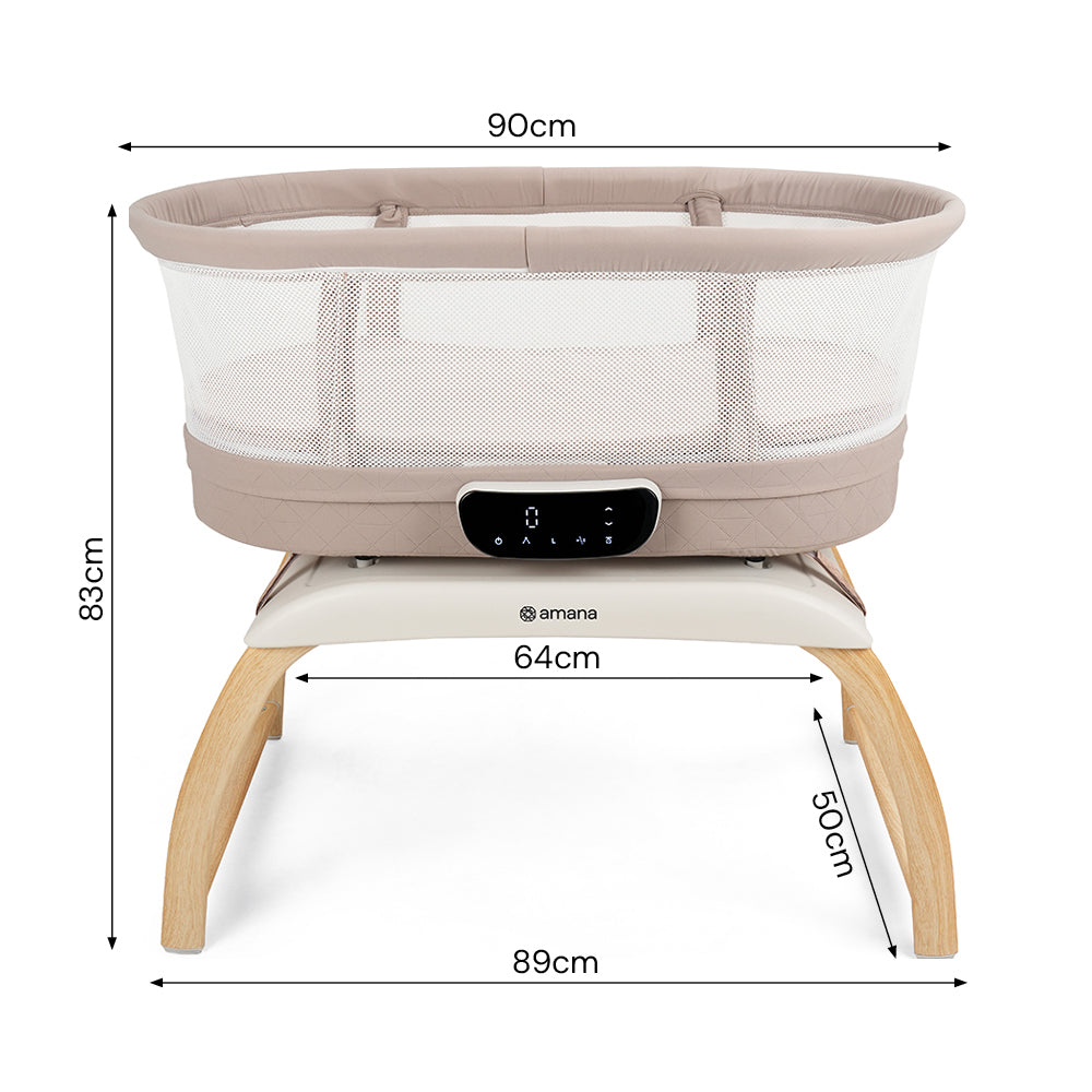 Amana RumiX Electric Crib - Snow White