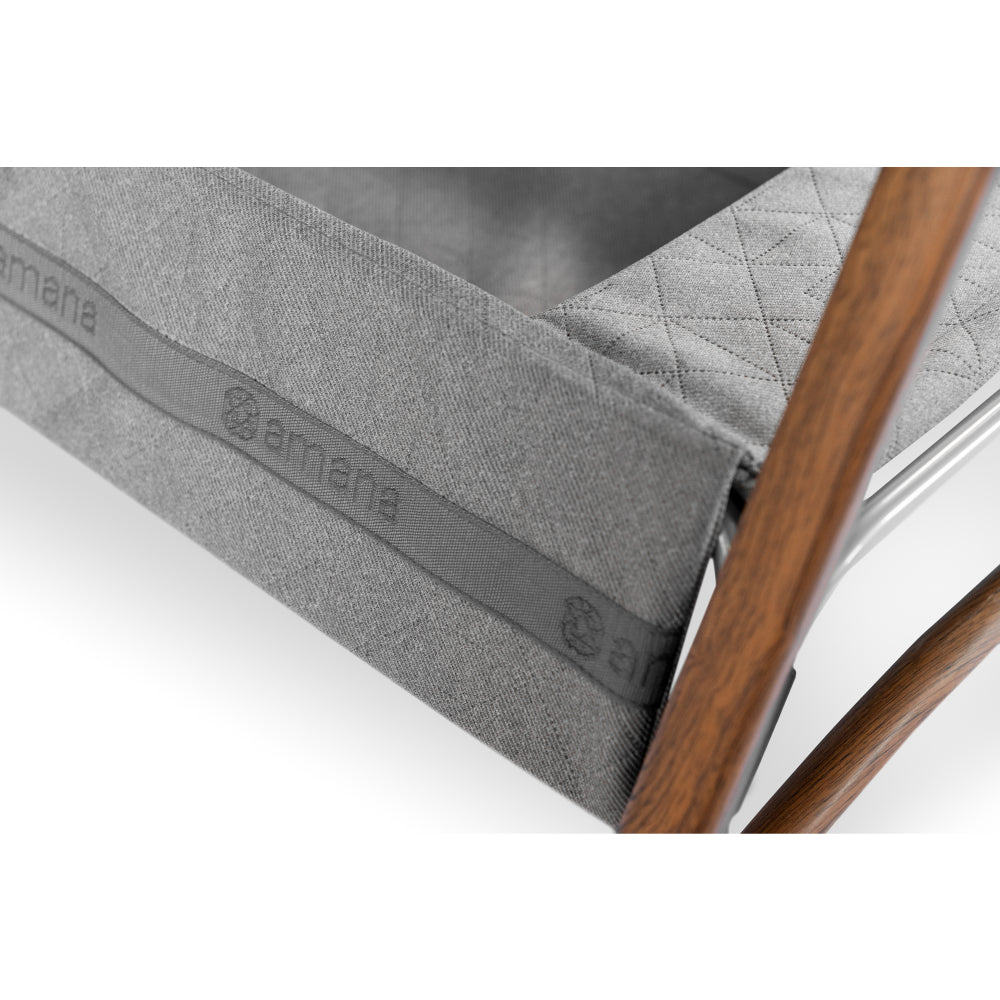 Amana FirstSleep Bedside Crib - Grey