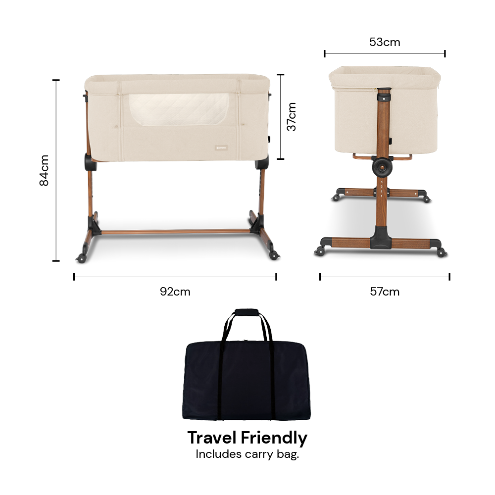 Amana CuddleClose Crib - Beige