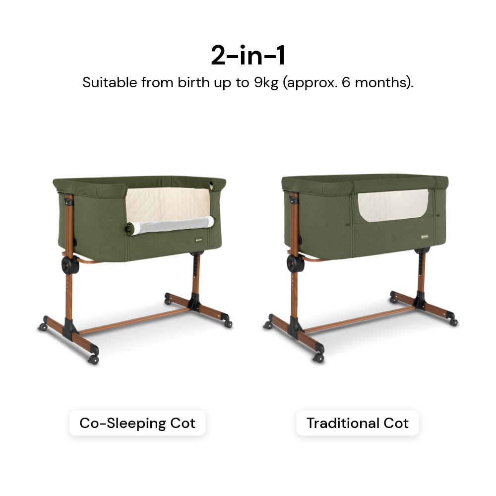 Amana CuddleClose Crib - Green