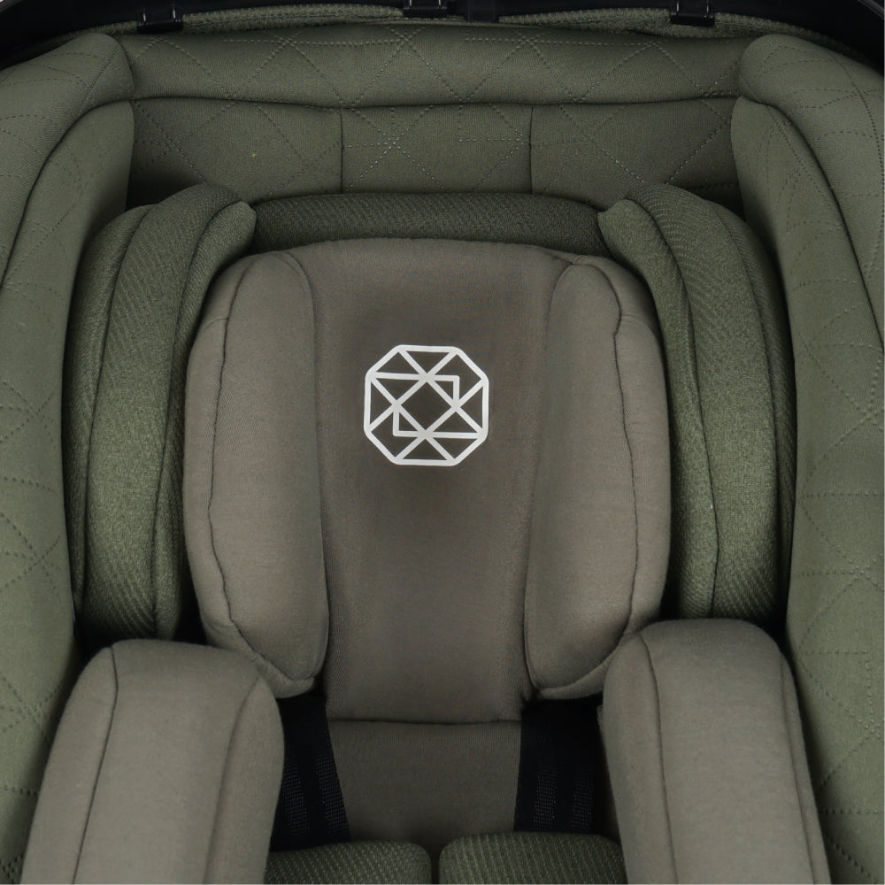 Amana Air+ Group 0+ Infant Carrier With Isofix Base - Sage Green