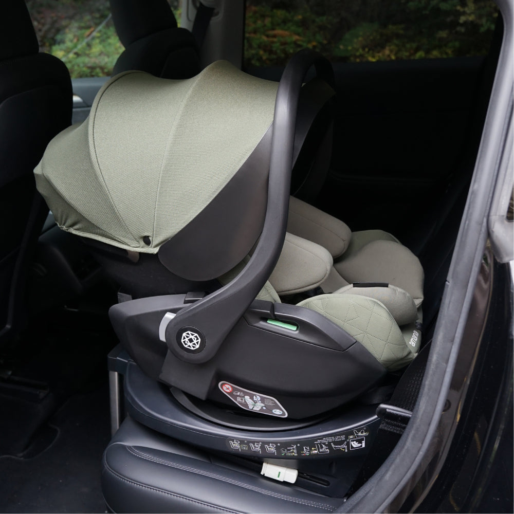 Amana Air+ Group 0+ Infant Carrier With Isofix Base - Sage Green