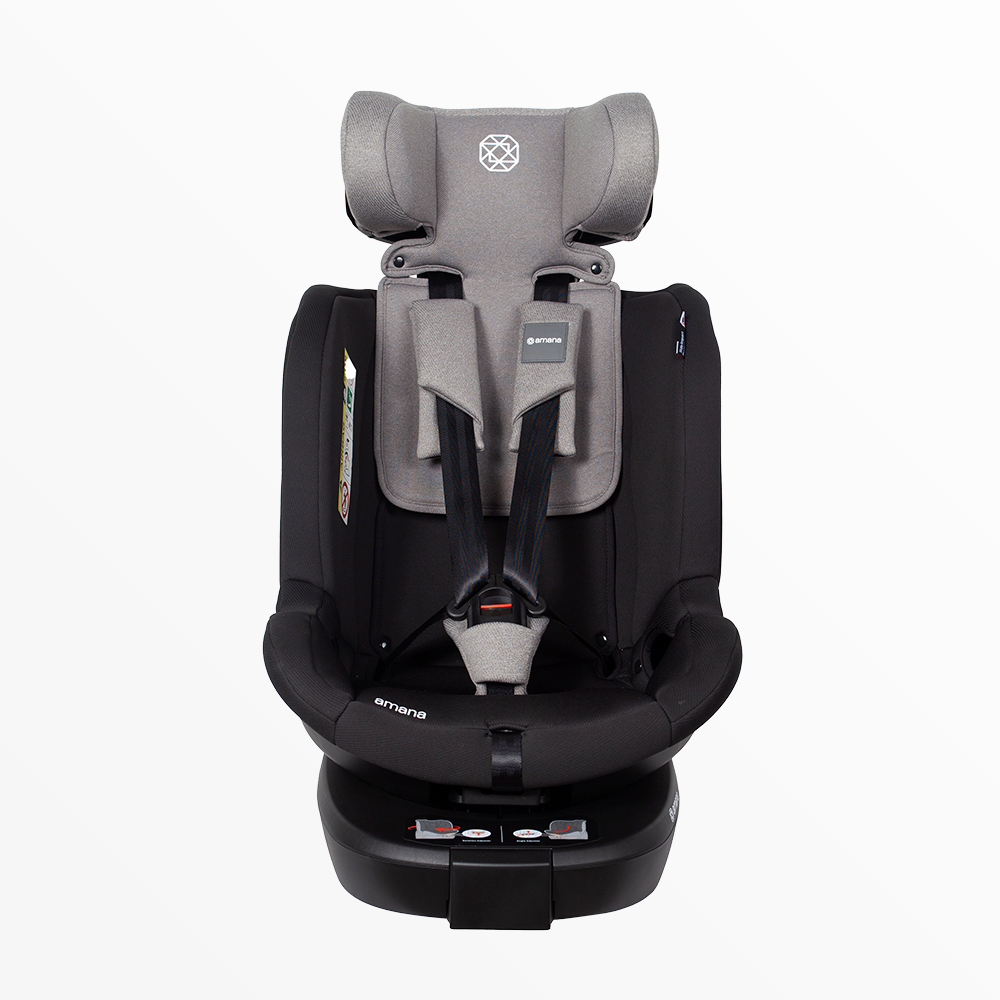 Amana Siena Twist 360 Spin i-Size Car Seat - Pebble Grey
