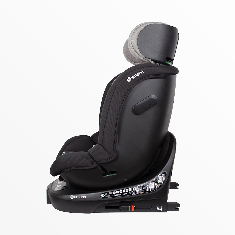 Amana Siena Twist 360 Spin i-Size Car Seat - Pebble Grey