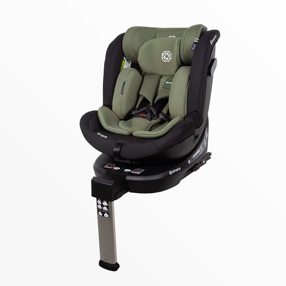 Amana Siena Twist 360 Spin i-Size Car Seat - Sage Green