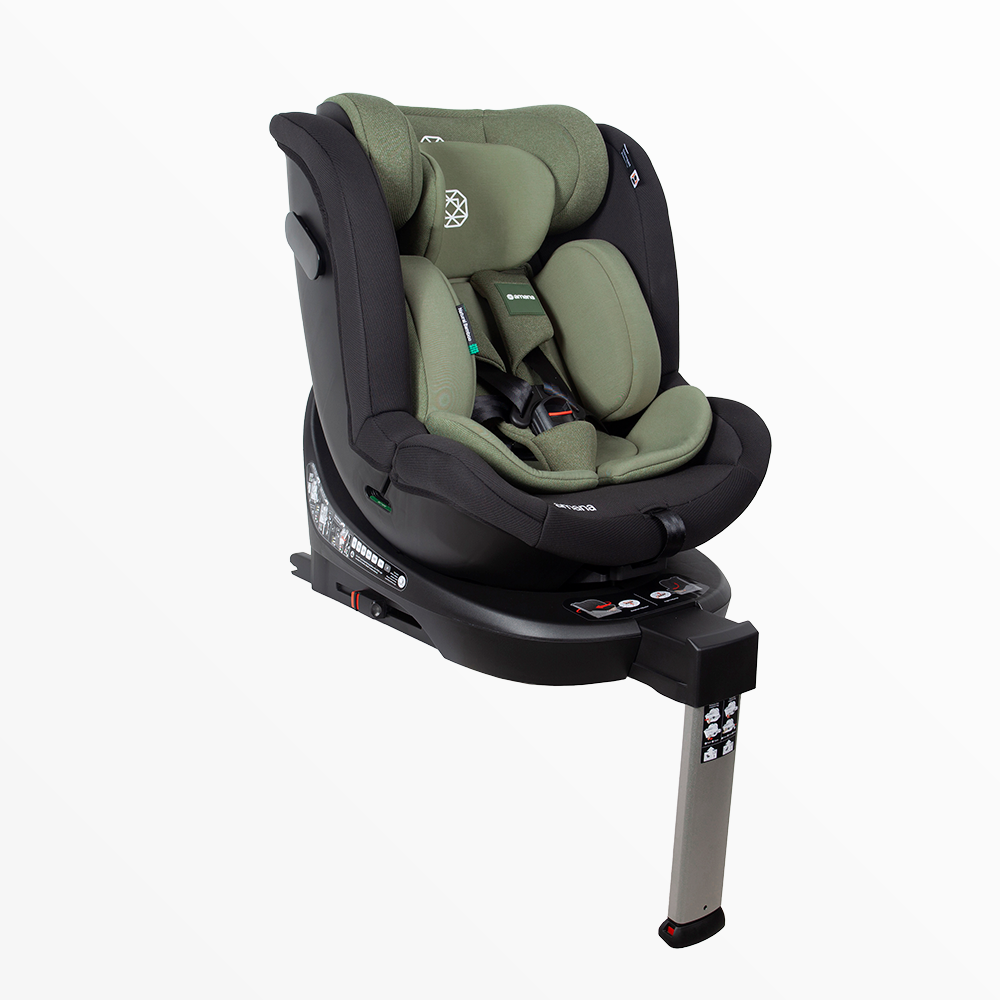 Amana Siena Twist 360 Spin i-Size Car Seat - Sage Green