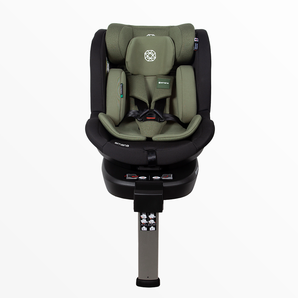 Amana Siena Twist 360 Spin i-Size Car Seat - Sage Green