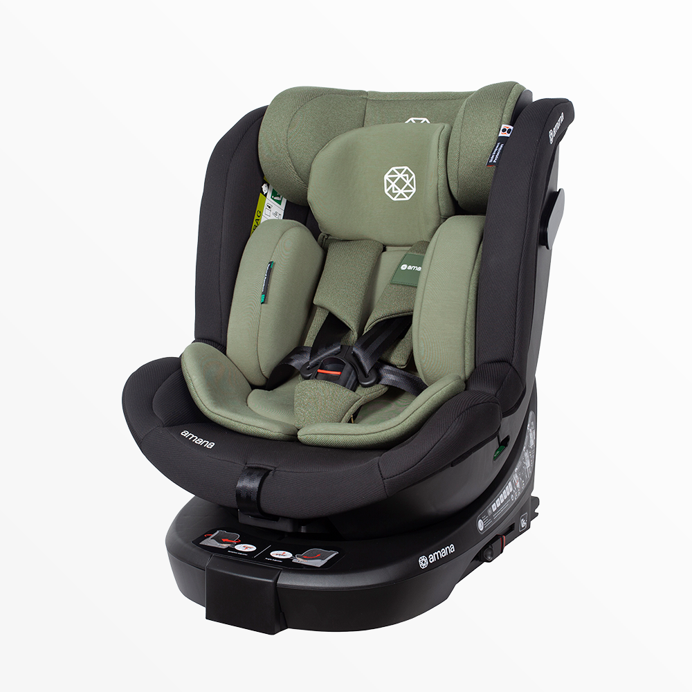 Amana Siena Twist 360 Spin i-Size Car Seat - Sage Green
