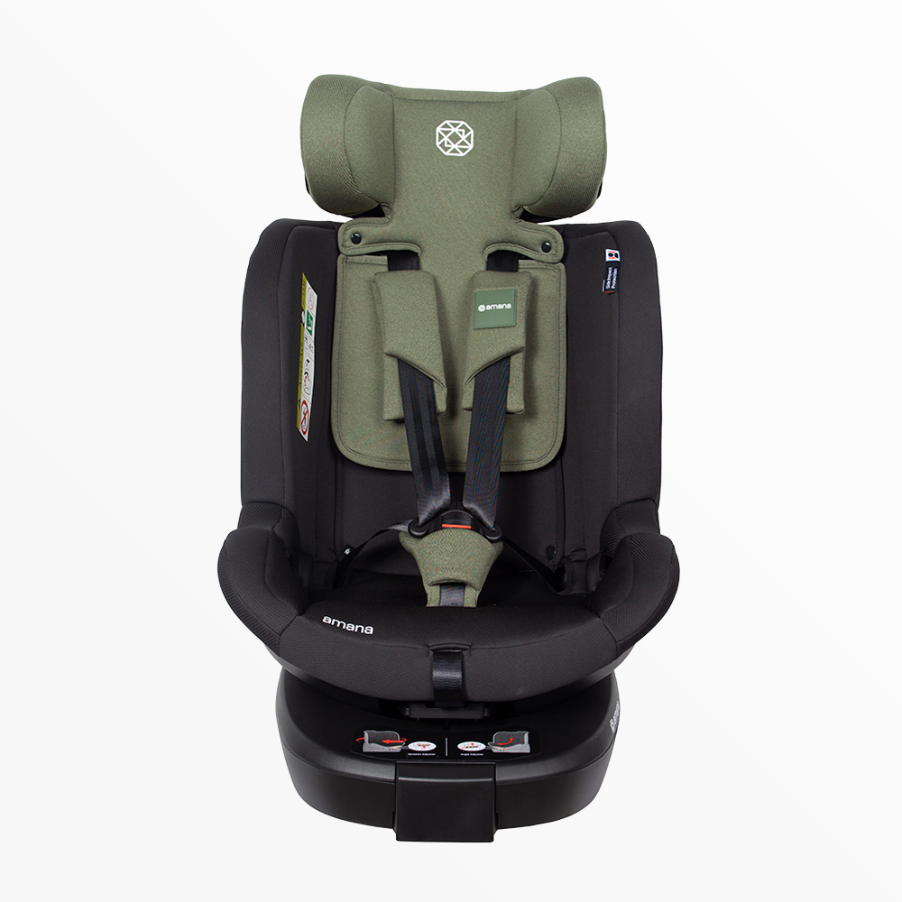 Amana Siena Twist 360 Spin i-Size Car Seat - Sage Green