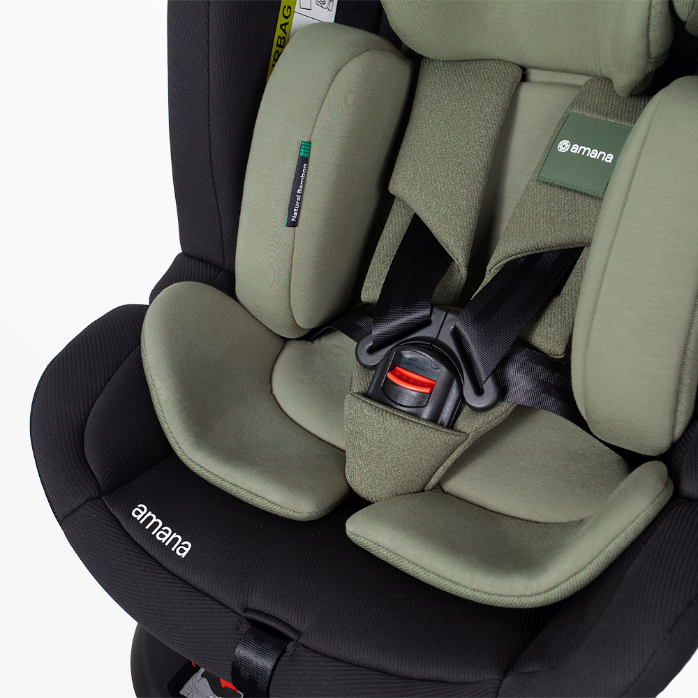 Amana Siena Twist 360 Spin i-Size Car Seat - Sage Green