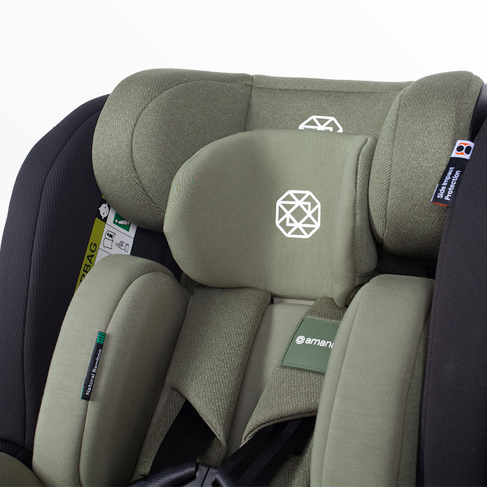 Amana Siena Twist 360 Spin i-Size Car Seat - Sage Green