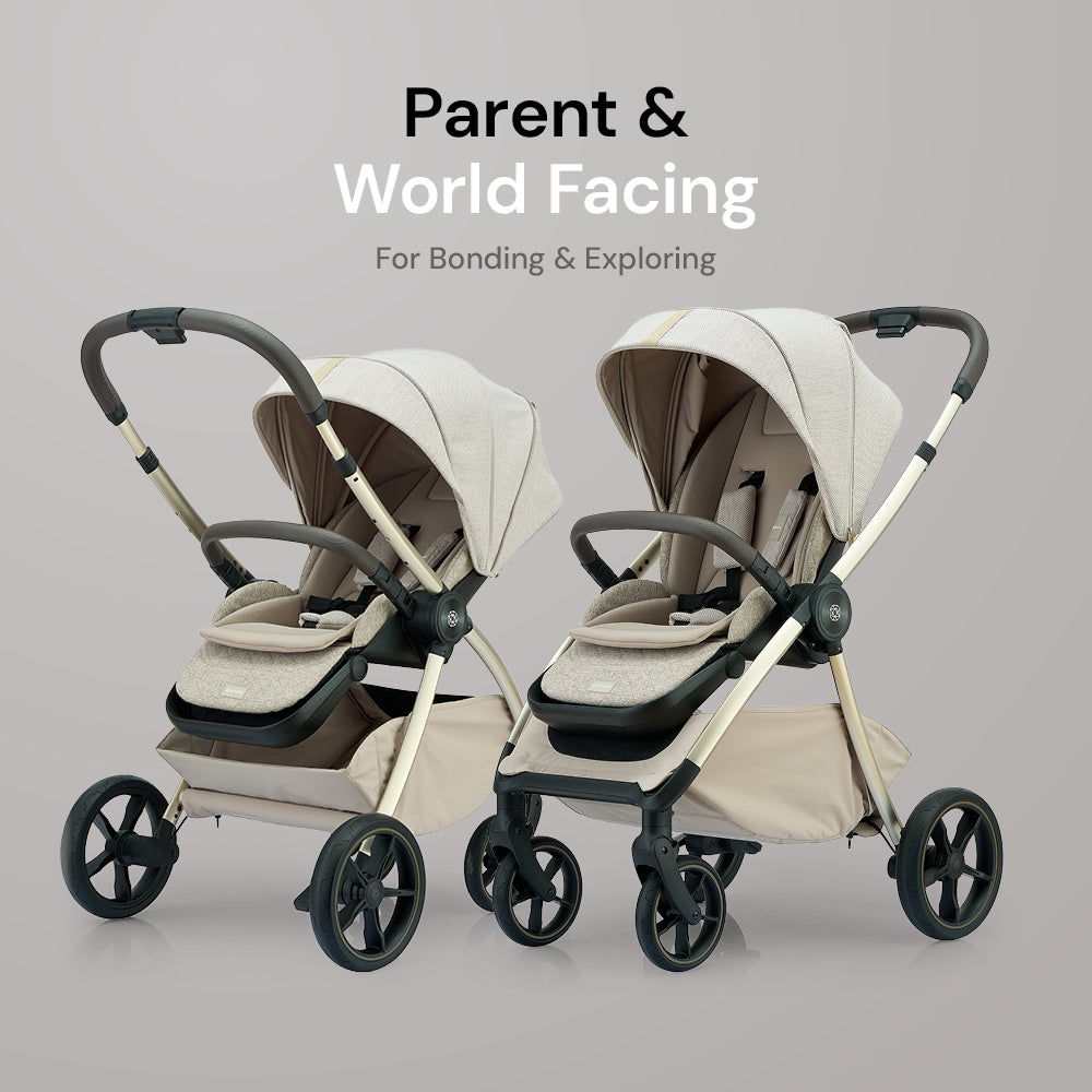 Amana Sereno 2 in 1 Pushchair & Carrycot - Stone Beige