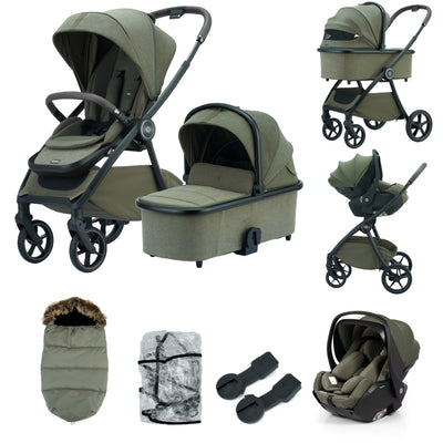 Amana Sereno 3 in 1 Travel System - Sage Green