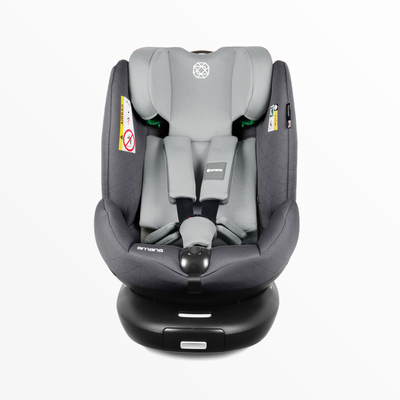 Amana Siena Twist+ 360 Spin ALL STAGE i-Size Car Seat - Pebble Grey