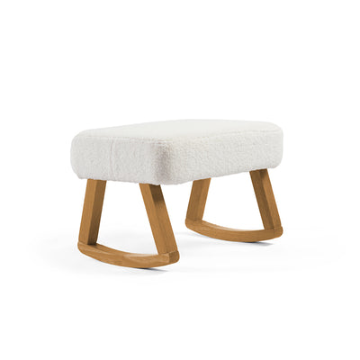 Amana Aura Nursing Chair & Stool - Snow White/Yobina