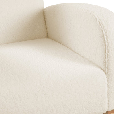 Amana Aura Nursing Chair & Stool - Dune/Darkwood