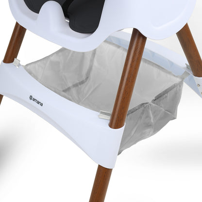 Amana Chomp 2in1 Highchair - Pebble Grey