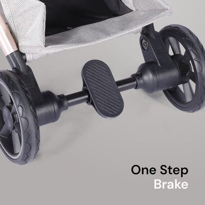 Amana Luxo Compact Stroller - Stone Beige