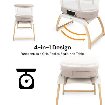 Amana RumiX Electric Crib - Snow White