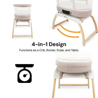 Amana RumiX Electric Crib - Snow White