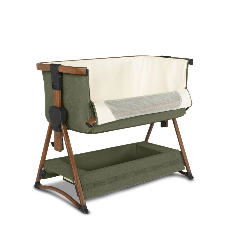 Amana FirstSleep Bedside Crib - Green