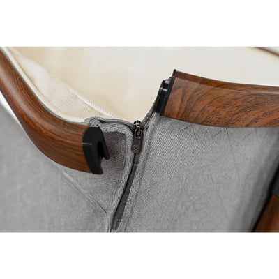 Amana FirstSleep Bedside Crib - Grey