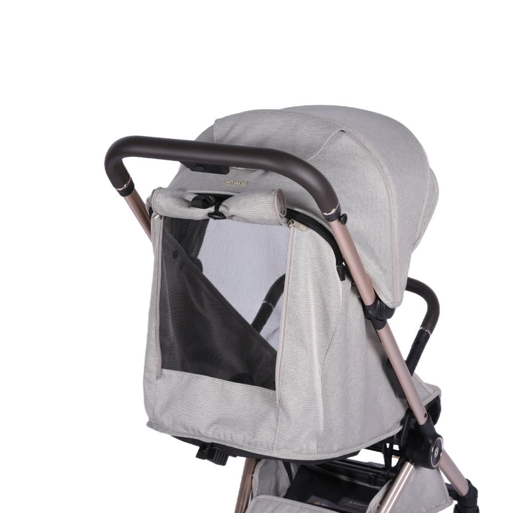 Amana Luxo Compact Stroller - Stone Beige