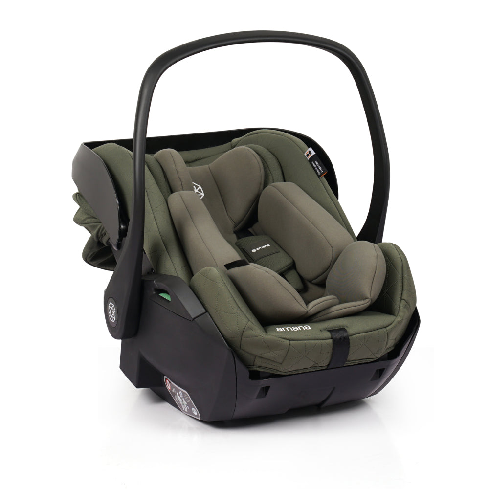 Amana Air+ Group 0+ Infant Carrier With Isofix Base - Sage Green
