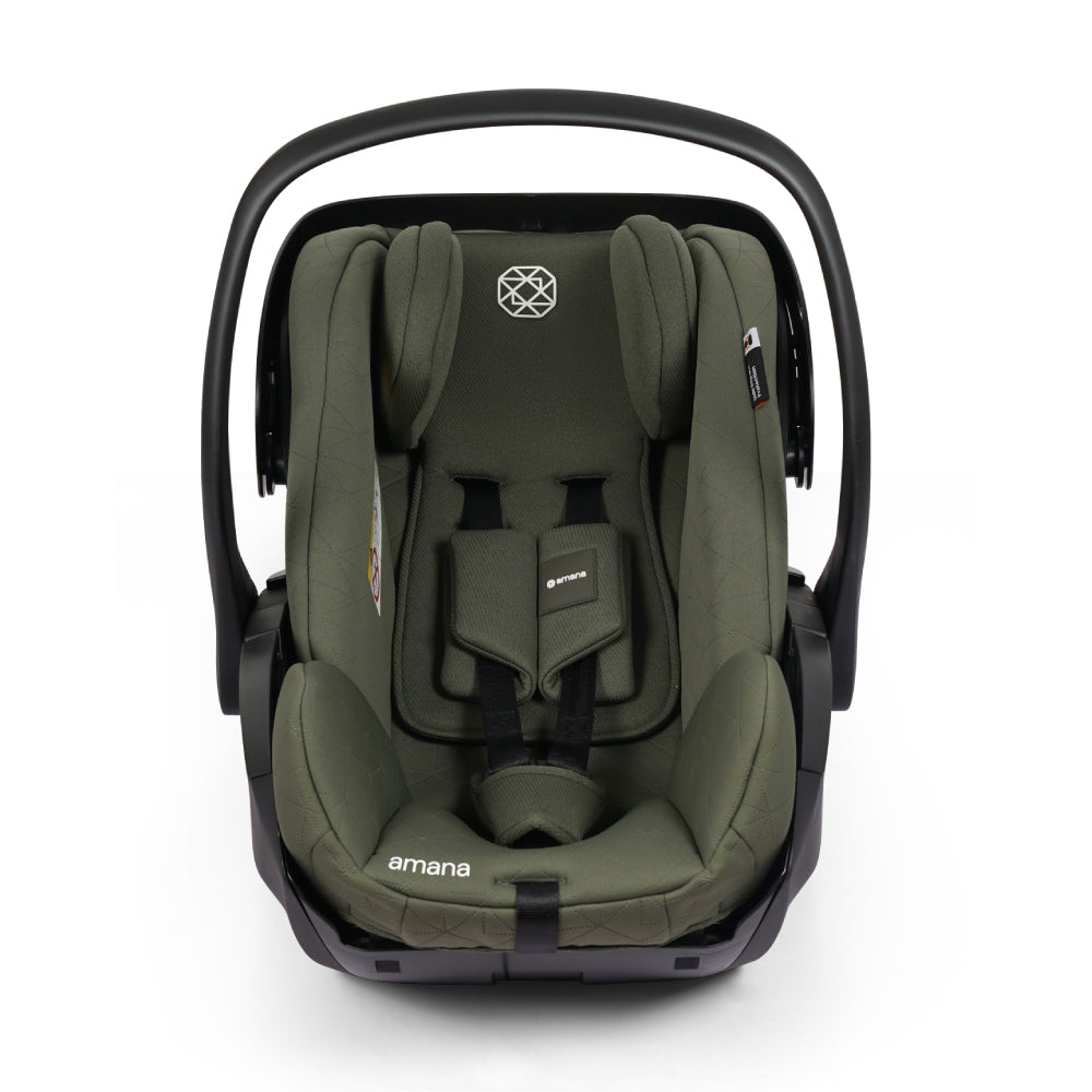 Amana Air+ Group 0+ Infant Carrier With Isofix Base - Sage Green