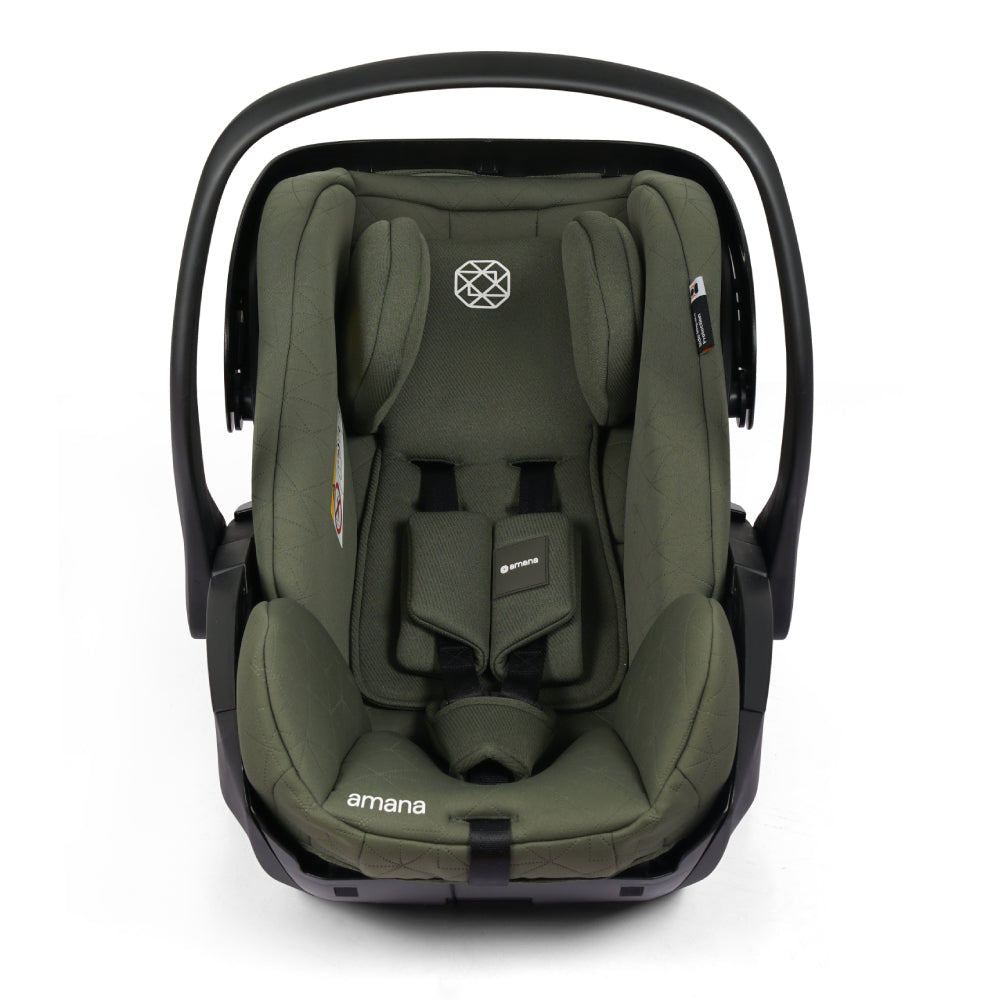 Amana Air+ Group 0+ Infant Carrier With Isofix Base - Sage Green