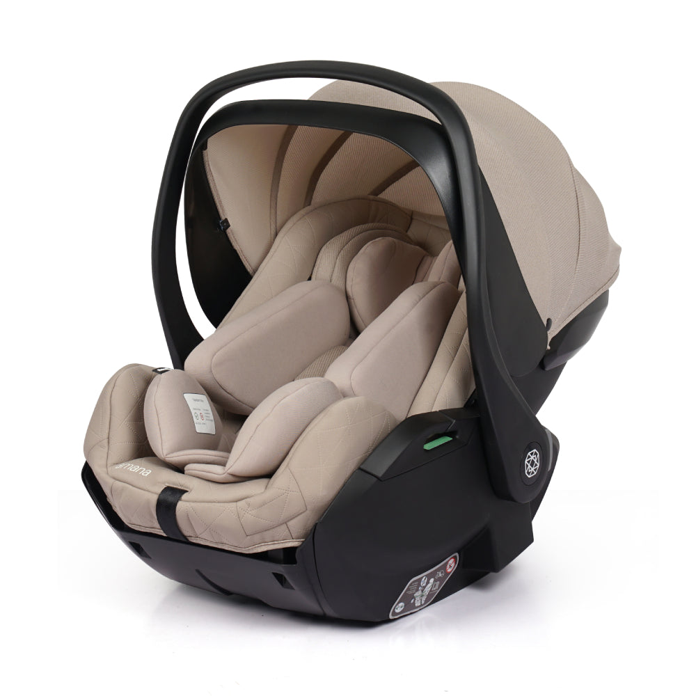 Amana Air+ Group 0+ Infant Carrier With Isofix Base - Stone Beige