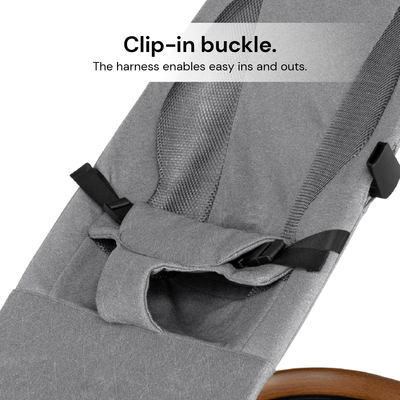 Amana FloraHop Bouncer - Pebble Grey