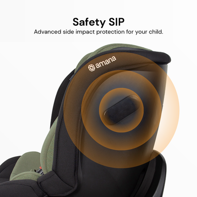Amana Siena Twist 360 Spin i-Size Car Seat - Sage Green