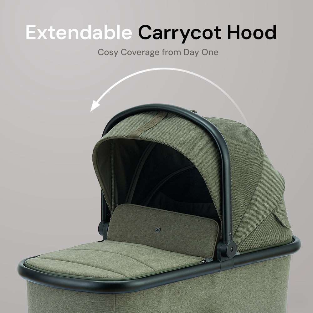 Amana Sereno 2 in 1 Pushchair & Carrycot - Sage Green