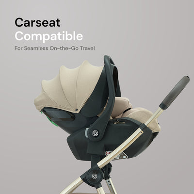 Amana Sereno 2 in 1 Pushchair & Carrycot - Stone Beige