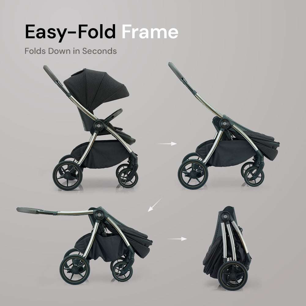 Amana Sereno 2 in 1 Pushchair & Carrycot - Stone Beige