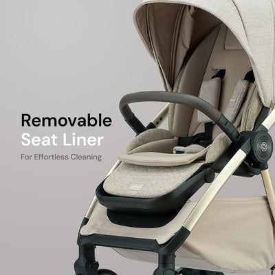 Amana Sereno 2 in 1 Pushchair & Carrycot - Stone Beige