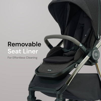 Amana Sereno 2 in 1 Pushchair & Carrycot - Graphite
