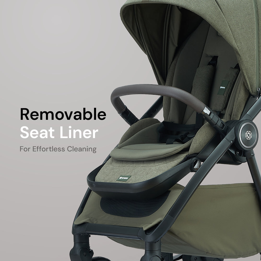 Amana Sereno 2 in 1 Pushchair & Carrycot - Sage Green